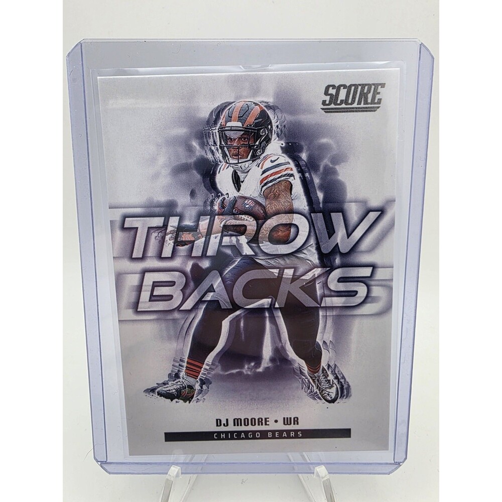 2025 Panini Score THROWBACKS #20 DJ Moore Chicago Bears NM Football Card
